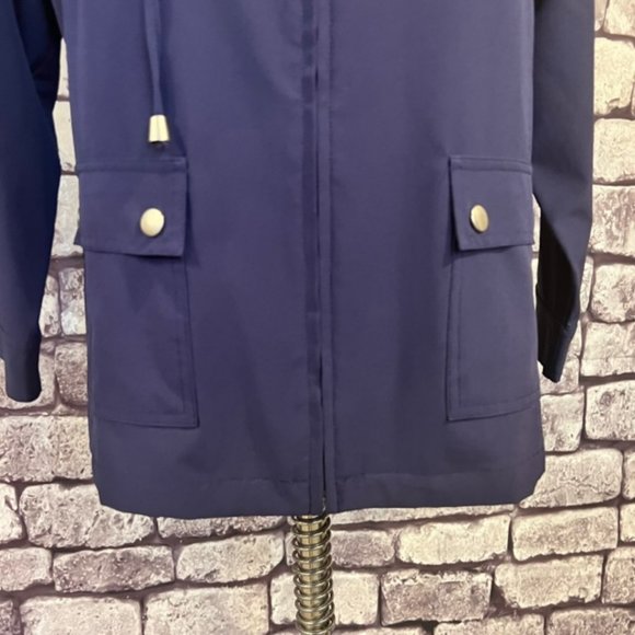 Chico's Zenergy Navy 3/4 Sleeve Jacket Size Small - Picture 3 of 9
